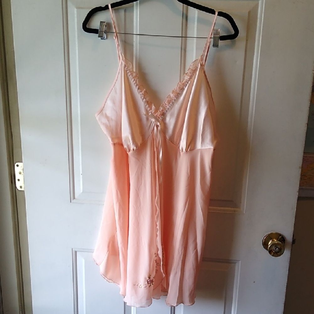 Secret Treasures Pink Chemise Luxurious Sleepwear